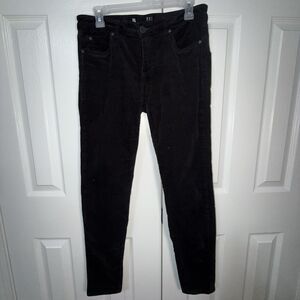 Kut From The Kloth Womens  Jeans Size SZ 4 Diana Skinny Black Corduroy